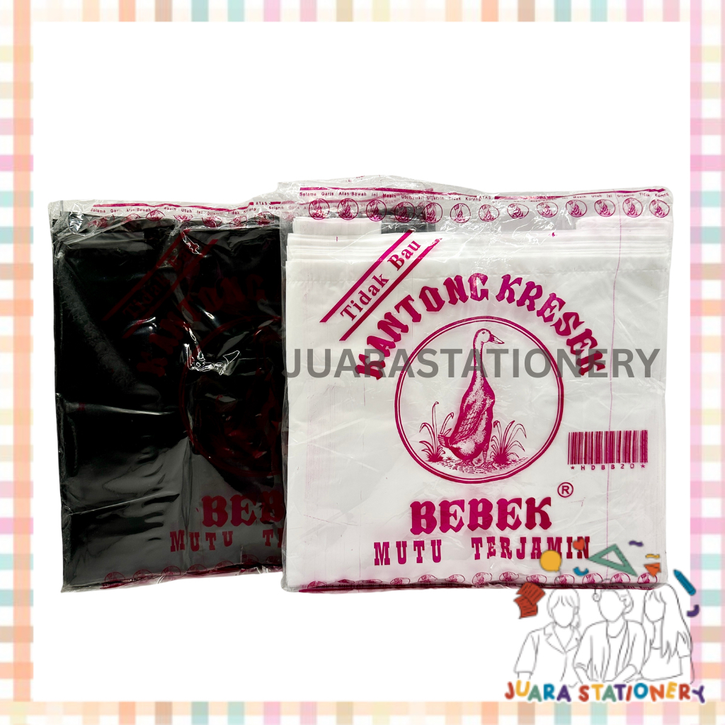Kresek Ukuran 20 / Kantong Kresek Bebek Tebal Ukuran 20 Kantong Plastik