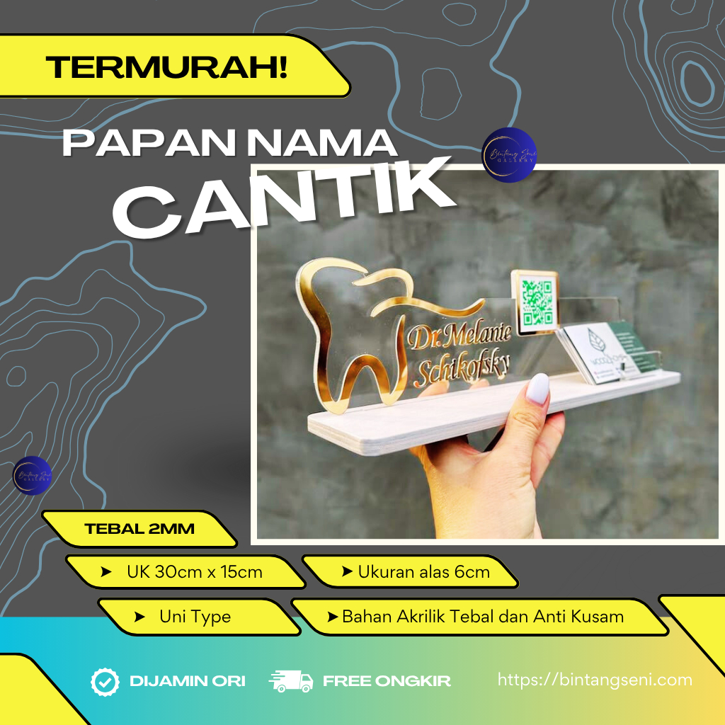 

Papan Nama Akrilik