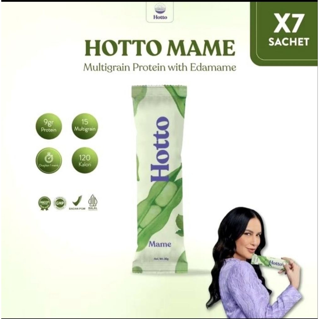 

HOTTO MAME ECER 7 SACHET @30GR