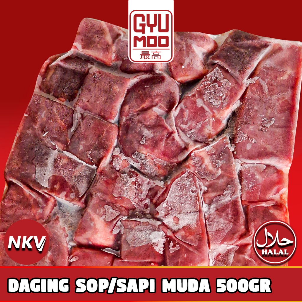 

[GYUMOO SAIKO] Daging Sop Daging sapi Muda 500gr