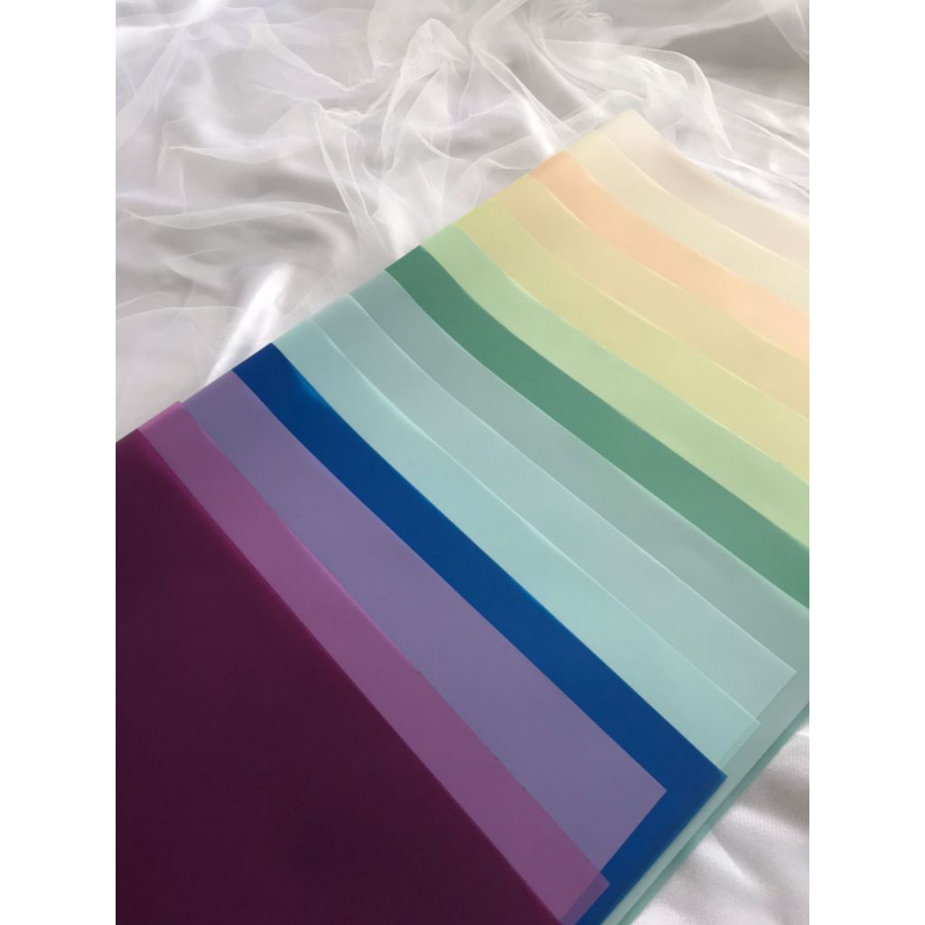 

KERTAS BUKET POLOS TRANSPARAN / KERTAS CELLOPHANE / KERTAS FLORIST