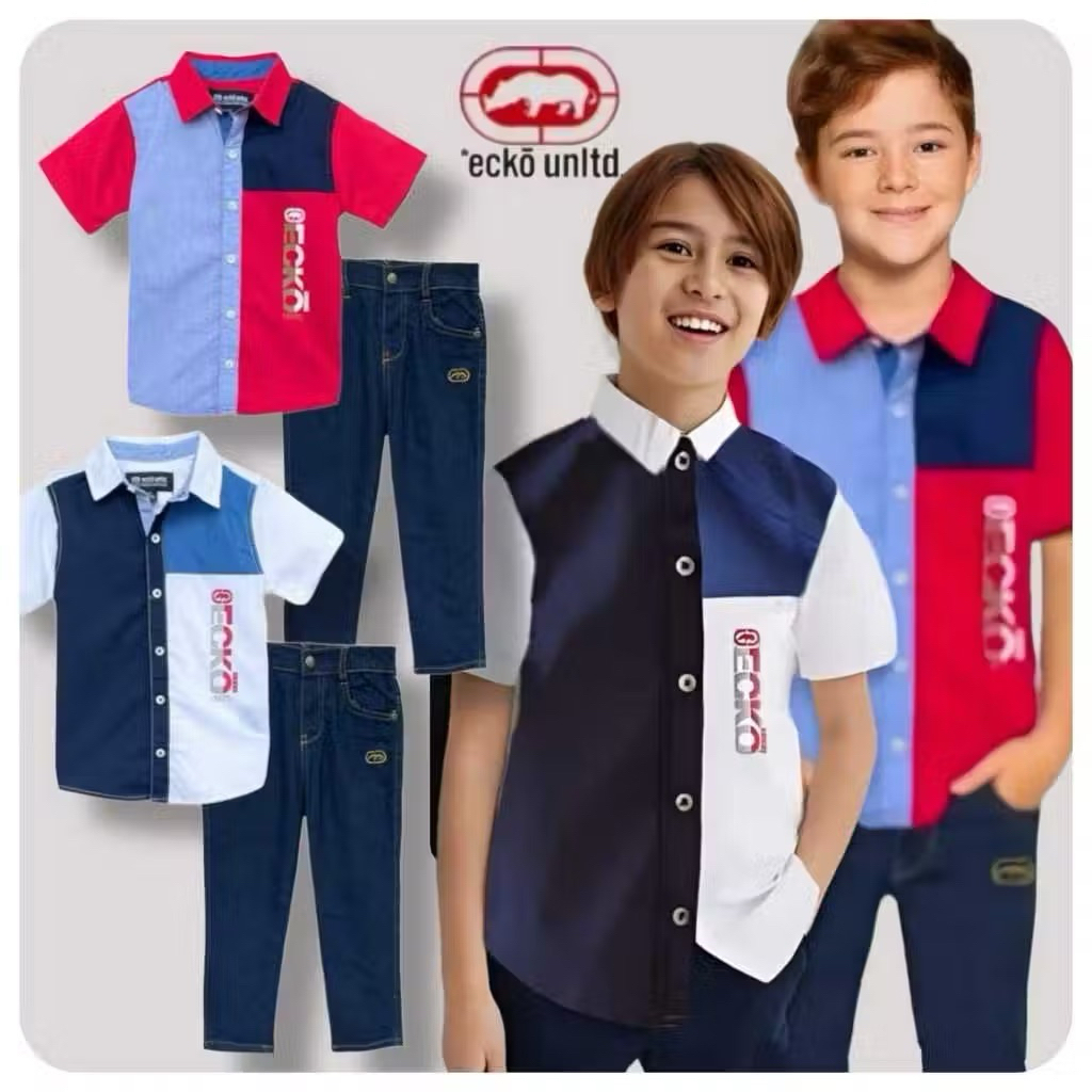SETELAN JEANS ANAK ECKO