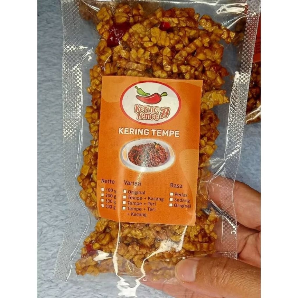 

Tempe orek balado kering