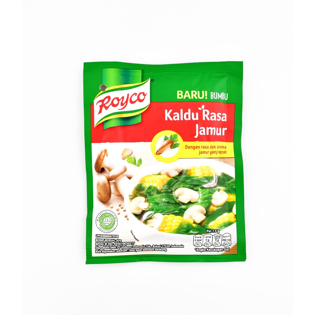

BUMBU PENYEDAP ROYCO KALDU RASA JAMUR 36 170 GRAM KALDU JAMUR ROYKO