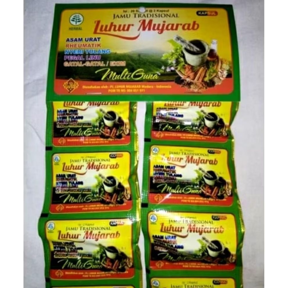 ASAM URAT REMATIK FLUTULANG KAPSUL LUHUR MUJARAB KapsulLuhurMujarab capsule super mujaran memgatasi 