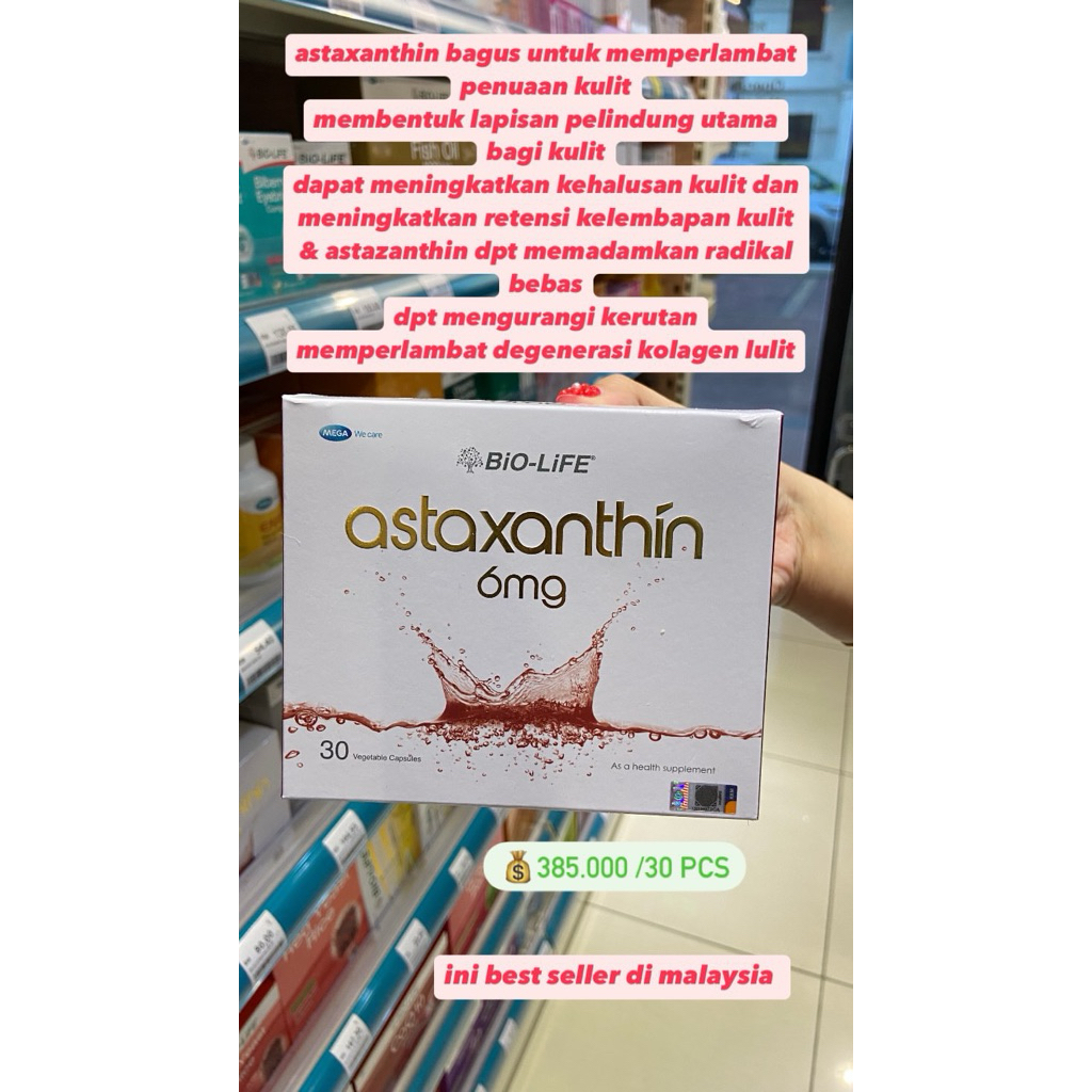 BIO LIFE ASTAXANTHIN 6MG