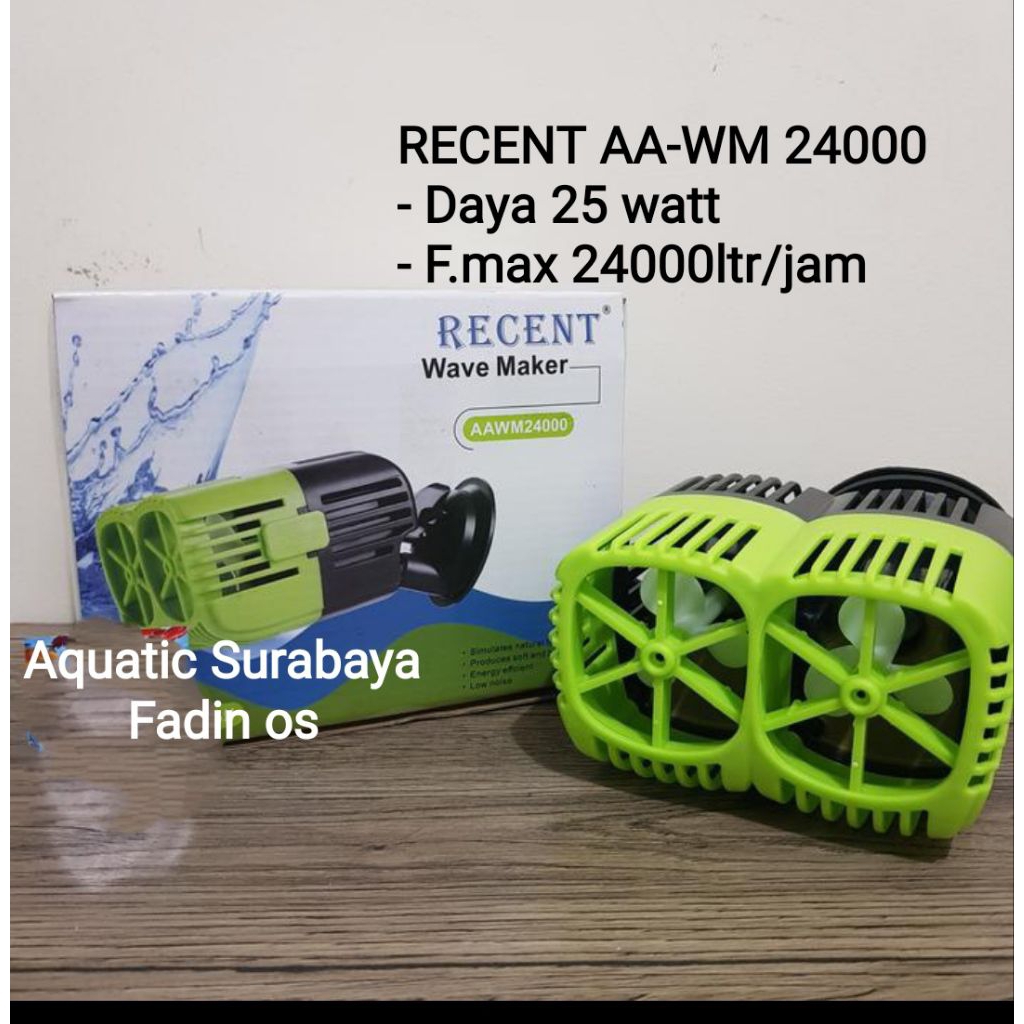 WAVE MAKER MESIN PEMBUAT OMBAK ARUS AIR AQUARIUM RECENT AA WM 24000 POMPA OMBAK AQUARIUM KOLAM