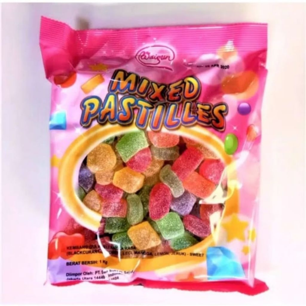 

(COD) permen jelly mixed pastilles waroeng abie
