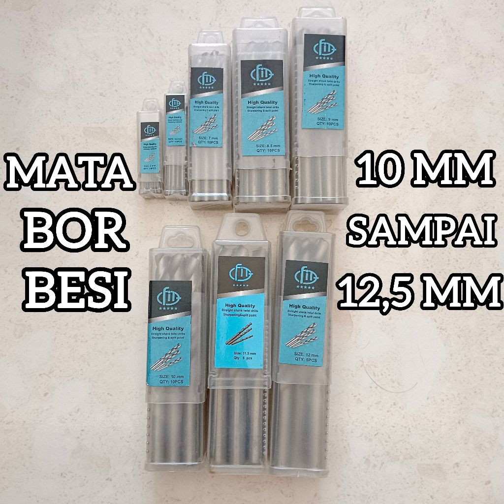 MATA BOR BESI MURAH FIT UKURAN 10 SAMPAI 12,5 MM / MATABOR MATA BOR BESI