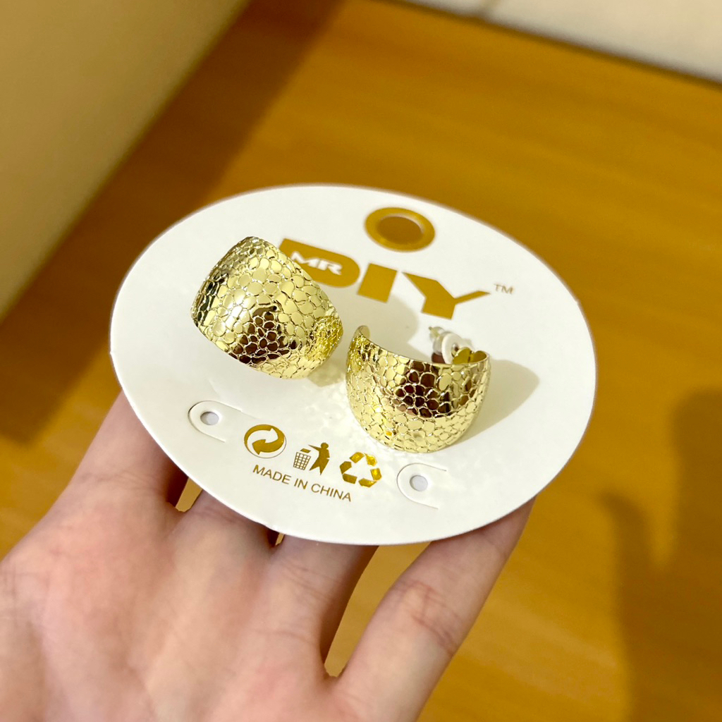Earings Anting Mr. Diy Gold Emas