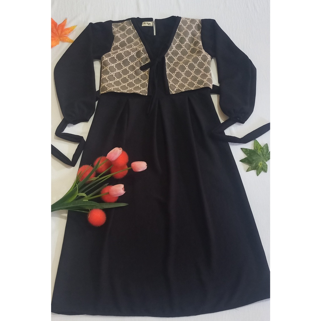 GAMIS ROMPI / MUSLIM ANAK PEREMPUAN / GAMIS UKURAN S  M L XL XXL