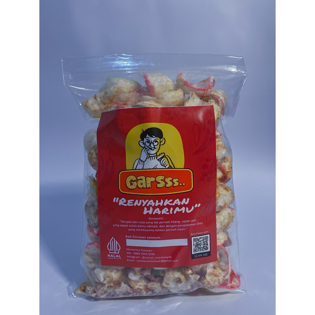 

Cemilan Kerupuk Gurilem Mangkok Rasa Pedas Renyah dan Gurih By Garsss