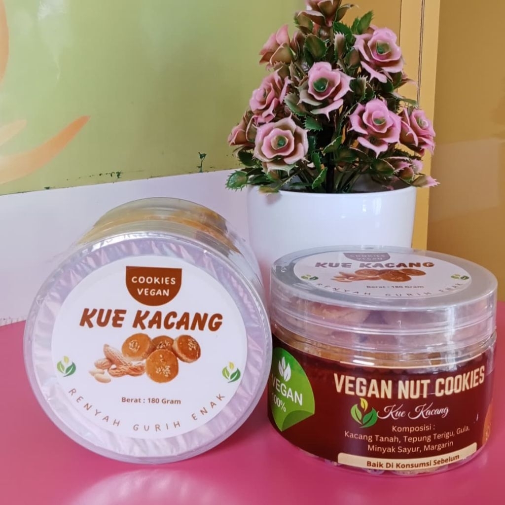 

Vegan Nut Cookies / Kue Kacang 180 gram