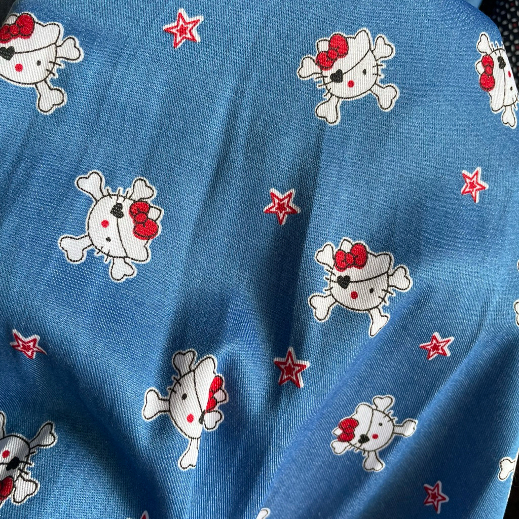 kain katun motif - kain katun twil motif karakter premium - kain katun original - kain katun style k