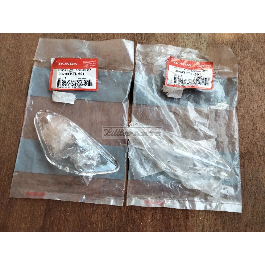 Lens winker ktl 691 mika lampu sein sen riting depan belakang honda supra fit new ori original ahm