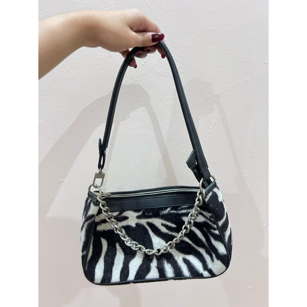 PRELOVED BAG | ZEBRA SHOULDER BAG | TAS PRELOVED