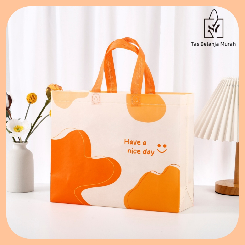 

Goodie bag-Tas Belanja tas Jinjing tas spunbond tas souvenir premium tebal dan kuat/Terlaris lipat jumbo/ waterproof/shopping bag Tas Belanja Murah Karakter Kartun-A22