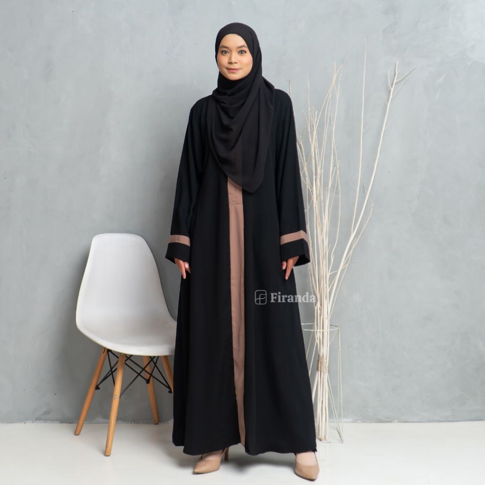 New Firanda Abaya Arumi  Abaya Basic Polos  Gamis Dress Syari