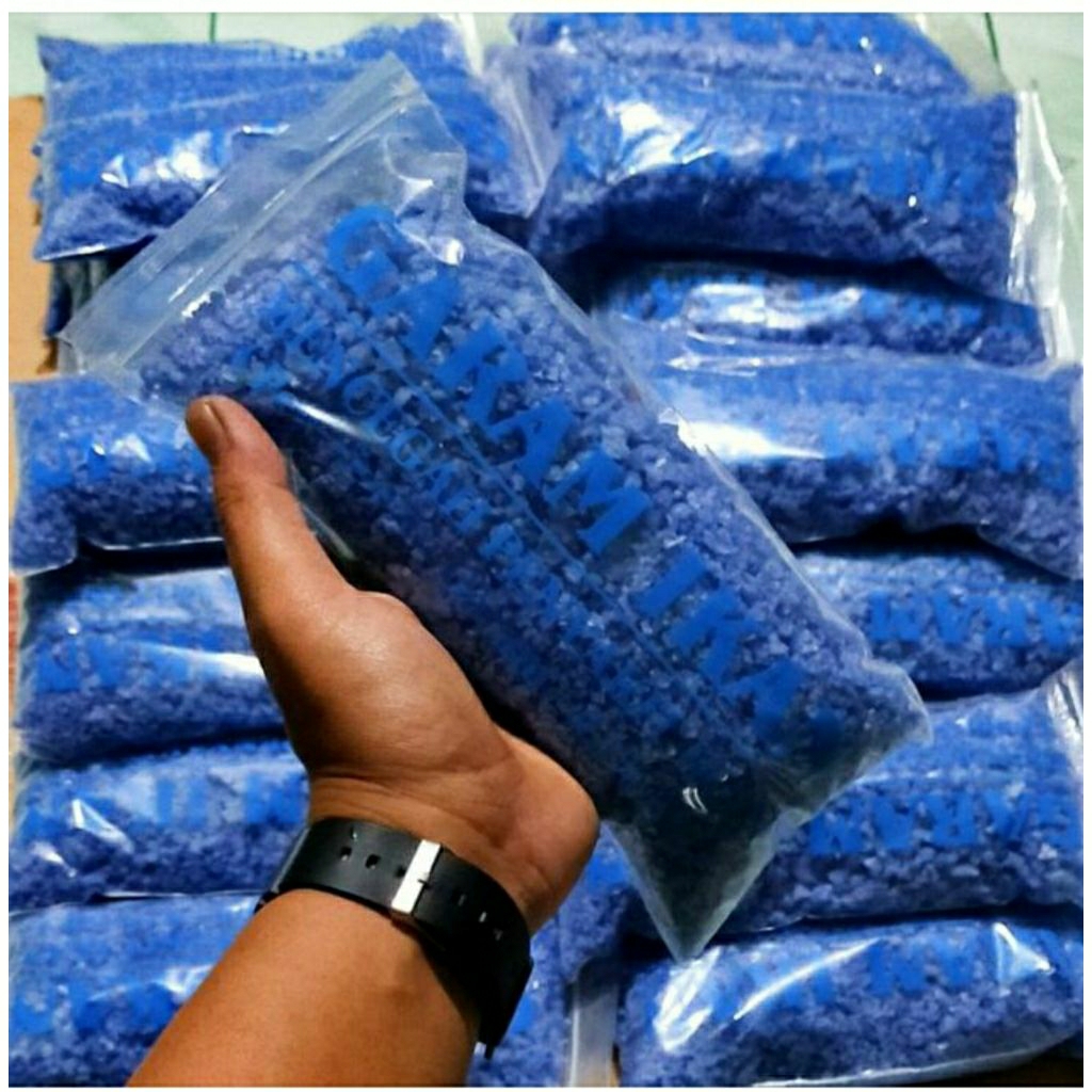 

Garam Ikan Biru Garam Ikan Dengan Antibiotik/Blue Salt Repack 1kg