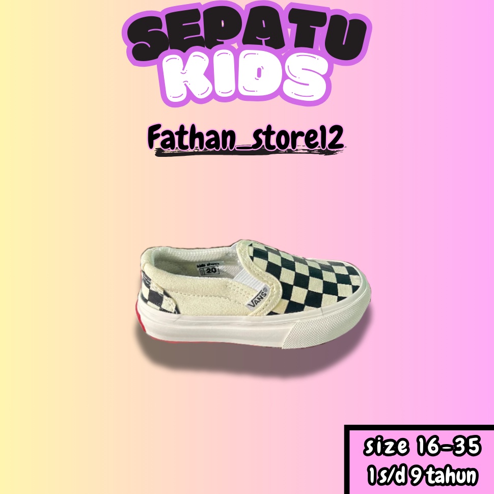 Slip On Anak  Vans Anak Slip On  Sepatu Vans Anak  Sepatu Anak KODE B2R8