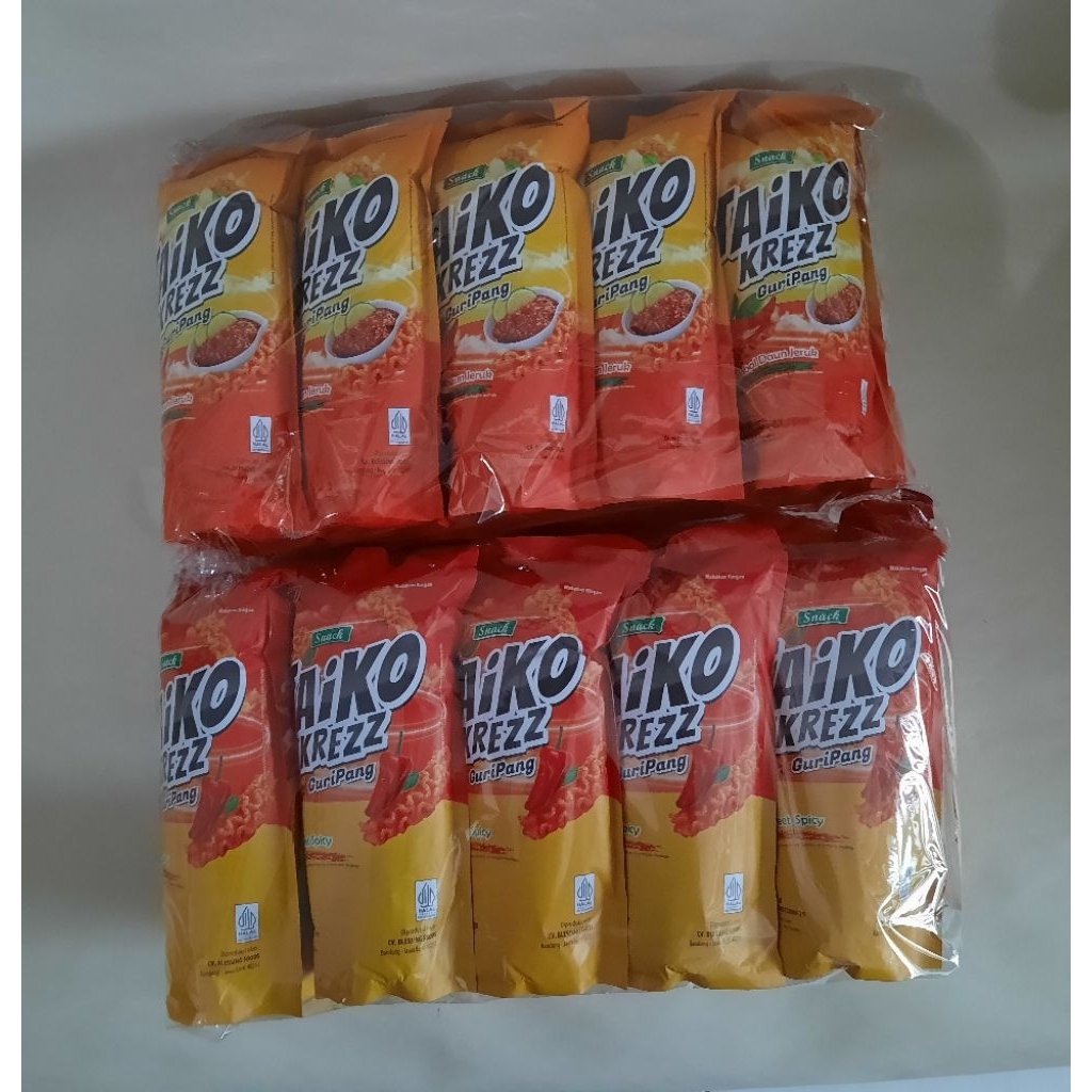 

Forcysn Taiko Krezz Guripang Per Pack Bisa Mix 2 Rasa (28 Gr X 10 Bungkus)