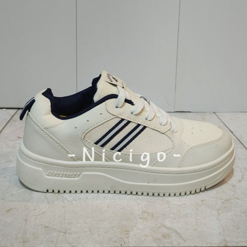 Sepatu Sneakers Casual Pria Wanita Aerostreet Oxford Navy / Oxford Hitam / Oxford Merah / Oxford Hij