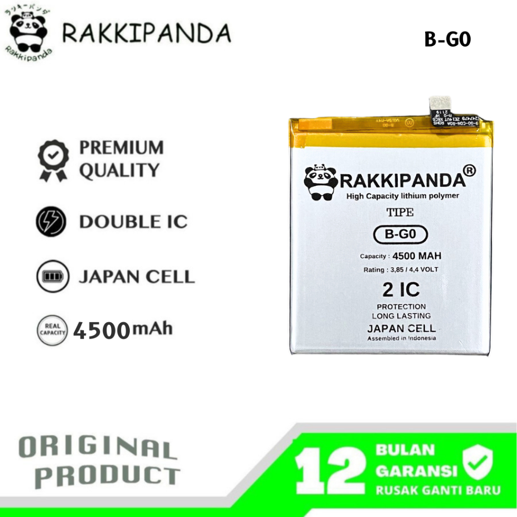 RakkiPanda - B-G0 Vivo V15 Pro Batre Batrai Baterai