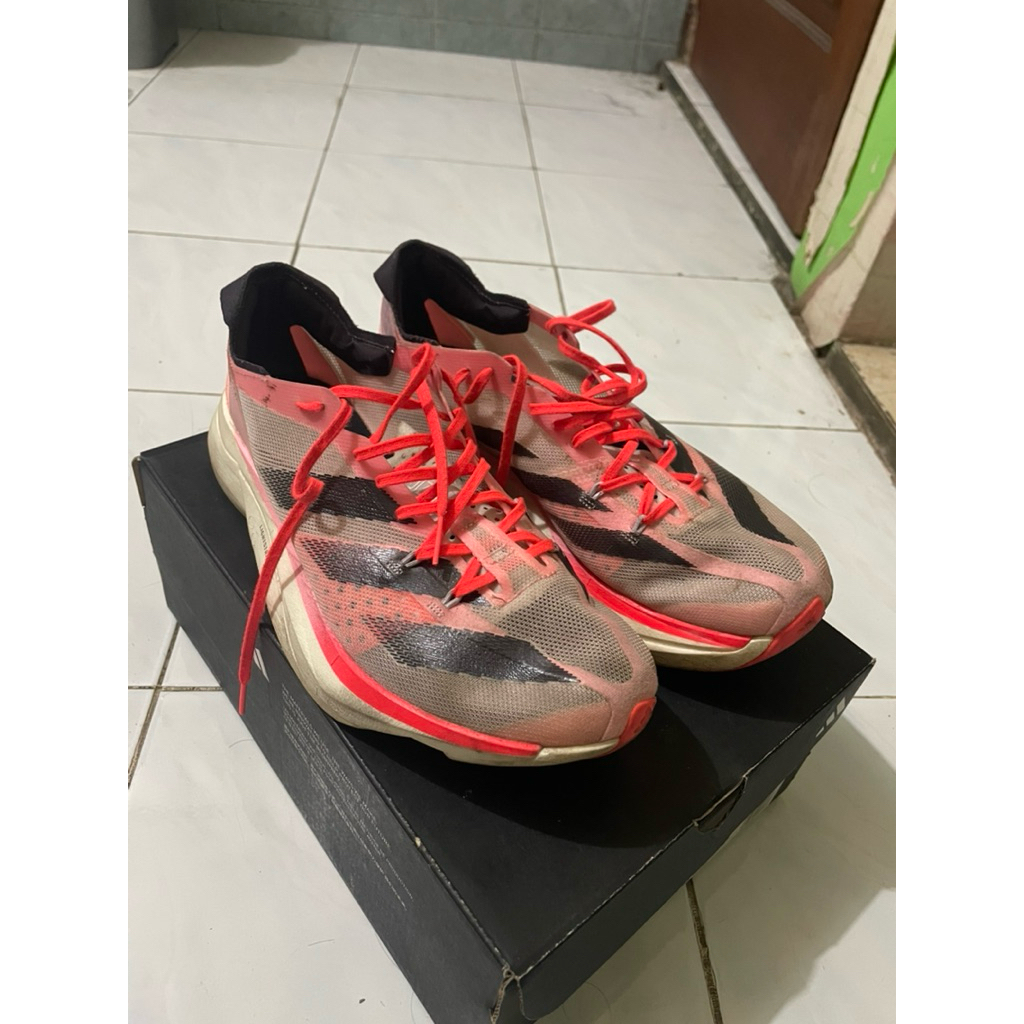 Adidas Adizero Adios Pro 3, size 42 2/3, Pink Spark