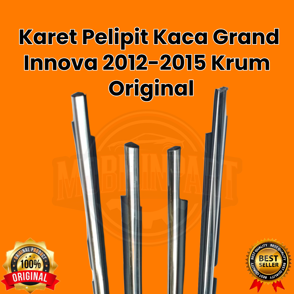 Karet Pelipit Kaca Grand Innova 2012-2015 Krum Set 4 Pintu Original Best Seller