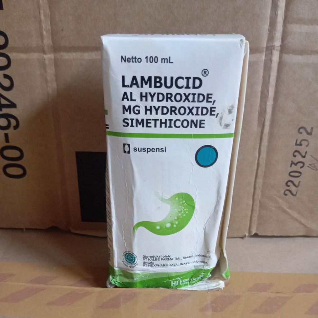 

lambucid Syrup 100ml kemasan rusak