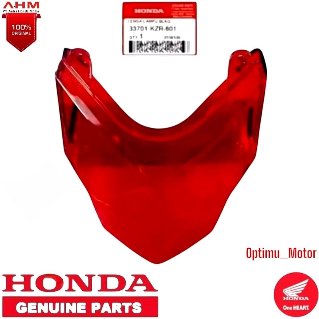 33701-KZR-601 Kaca Mika Lampu Stop Vario thecno 125 Fi Old KZR Original AHM