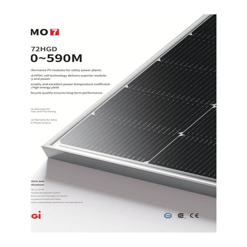Solar Panel Bifacial 580 Wp Merk Longi