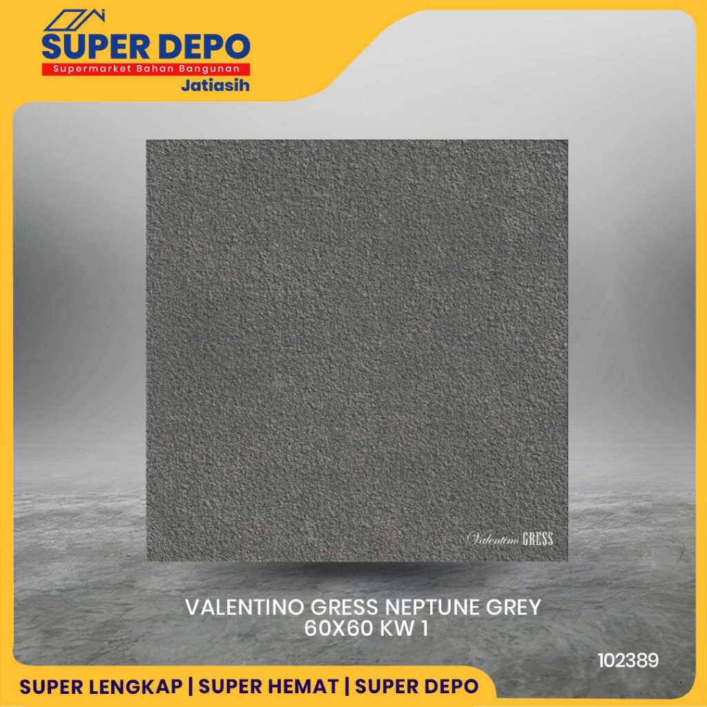 VALENTINO GRESS NEPTUNE GREY 60X60