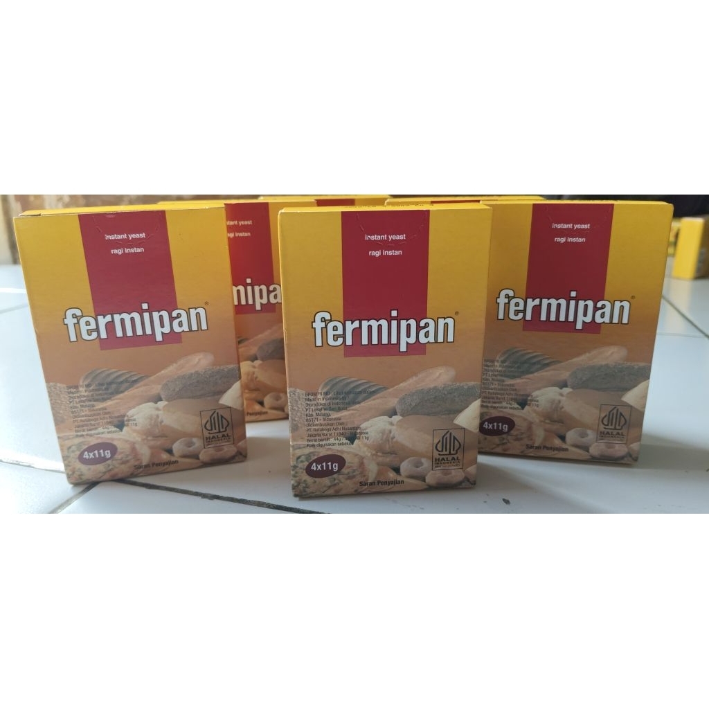 

Fermipan Ragi Instan kemasan SLOP ( 1 SLOP isi 10 Box @ 4 pcs x 11 gr)