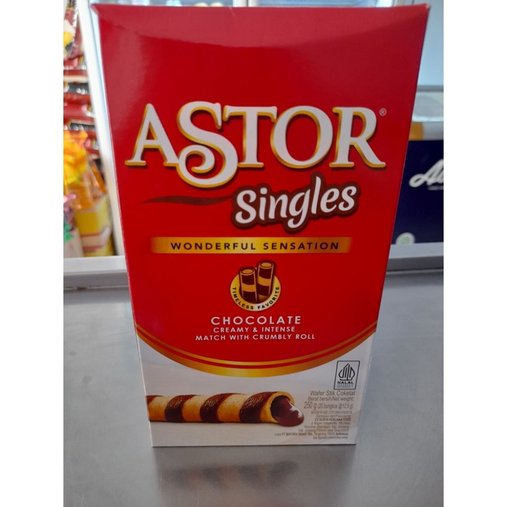 

Astor Singles 1box isi (20 bungkus) 250g