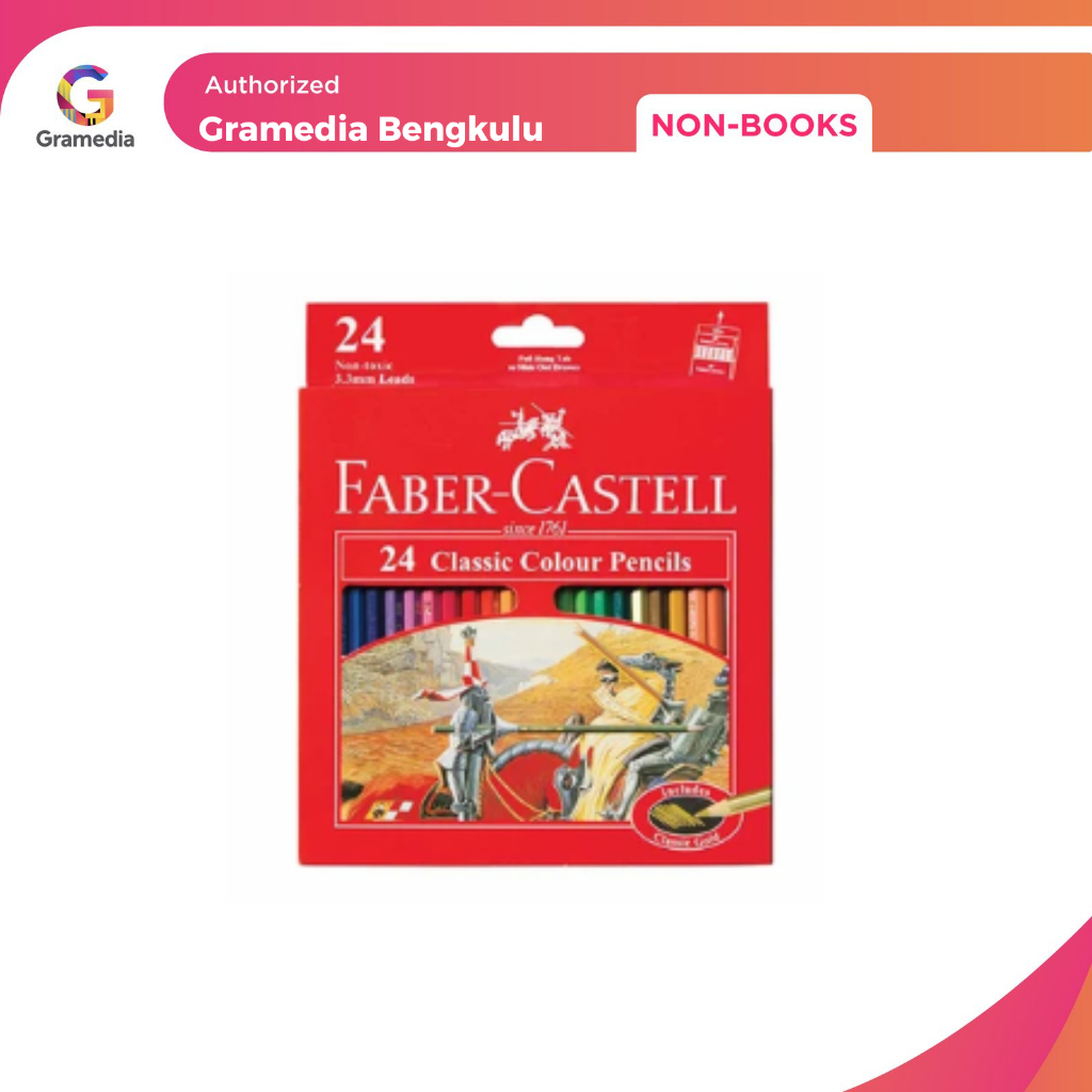 

Gramedia Bengkulu - Faber Castell Set 24 Pcs Pensil Warna Classic 115854
