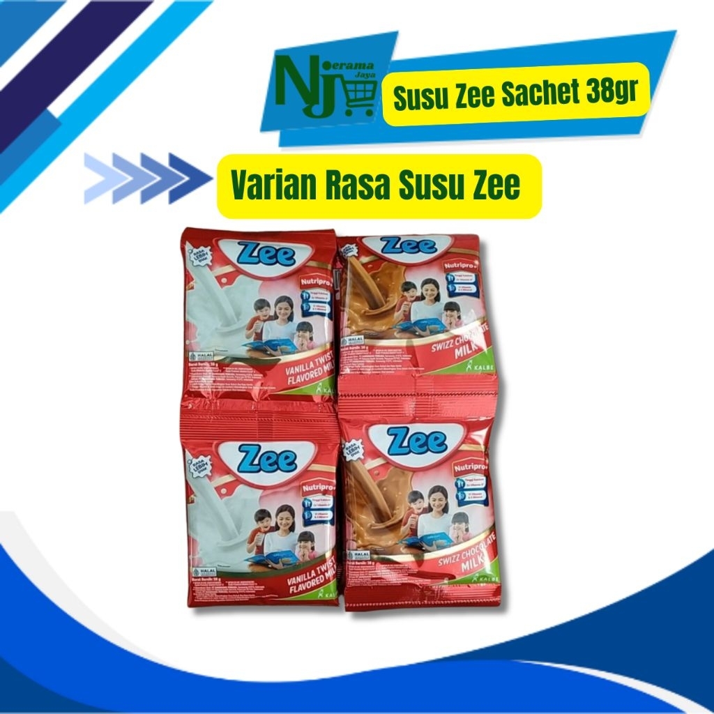 

Susu bubuk Zee sachet 38gr
