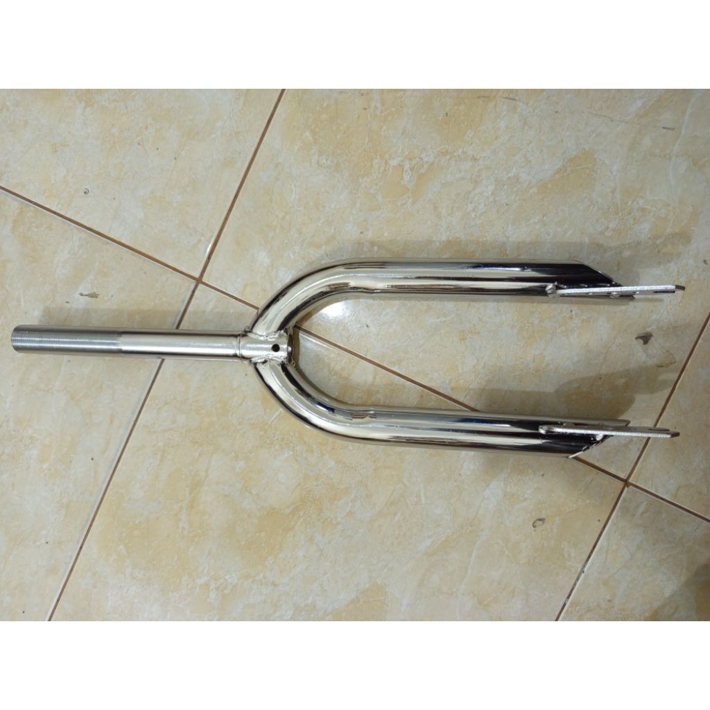 Fork Garpu Sepeda Bmx 20" Chrome