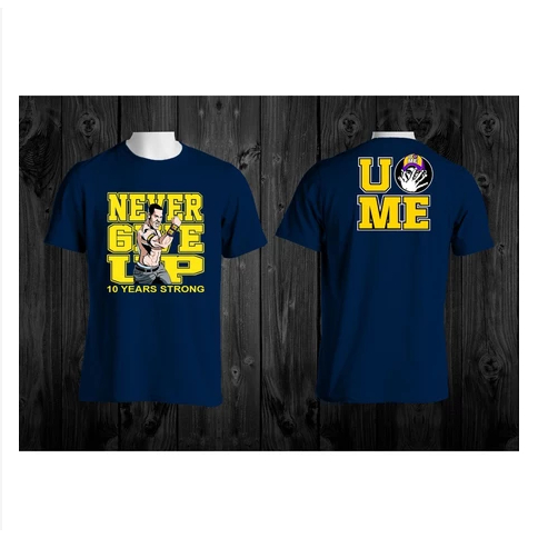 T-Shirt WWE Kaos John Cena 10 Years Strong