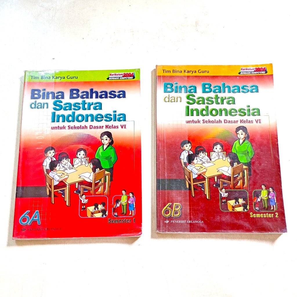 Buku Pelajaran Bahasa Indonesia Bina Bahasa Dan Sastra Indonesia Penerbit Erlangga Buku Bekas