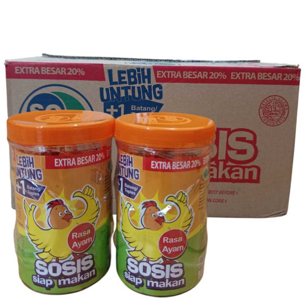 

Sosis Sonice Sosis Siap Makan Rasa Ayam Paket 2 Toples