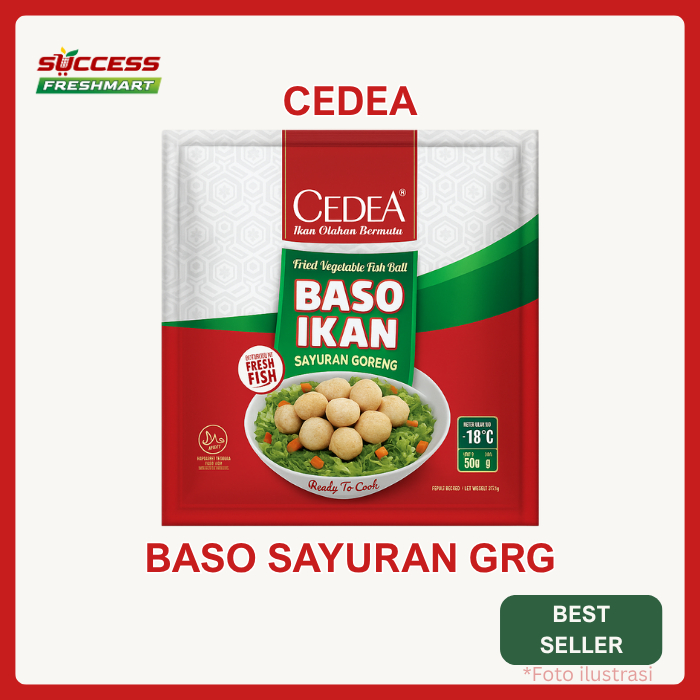 

Cedea Baso Ikan Sayuran Goreng 500 gr