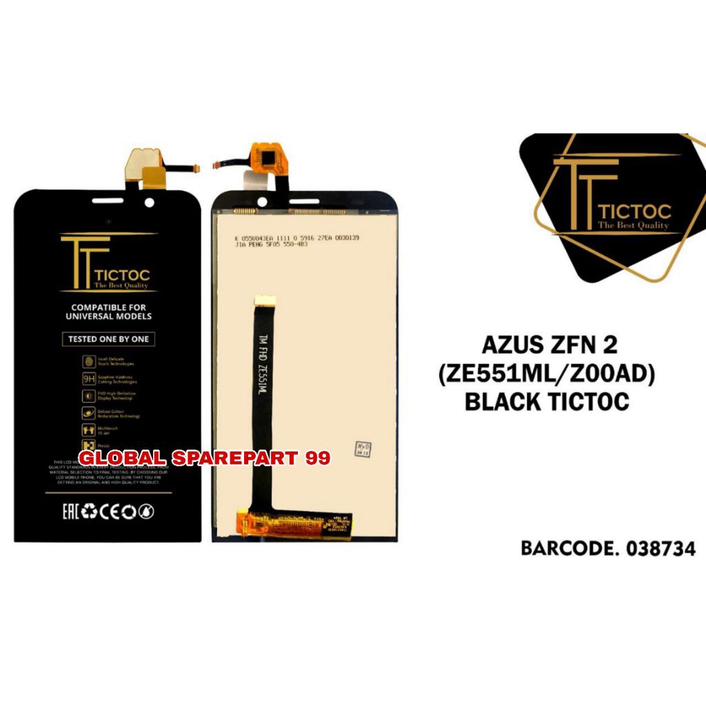 LCD ASUS ZENFONE 2 ZE551ML Z00AD TICTOC