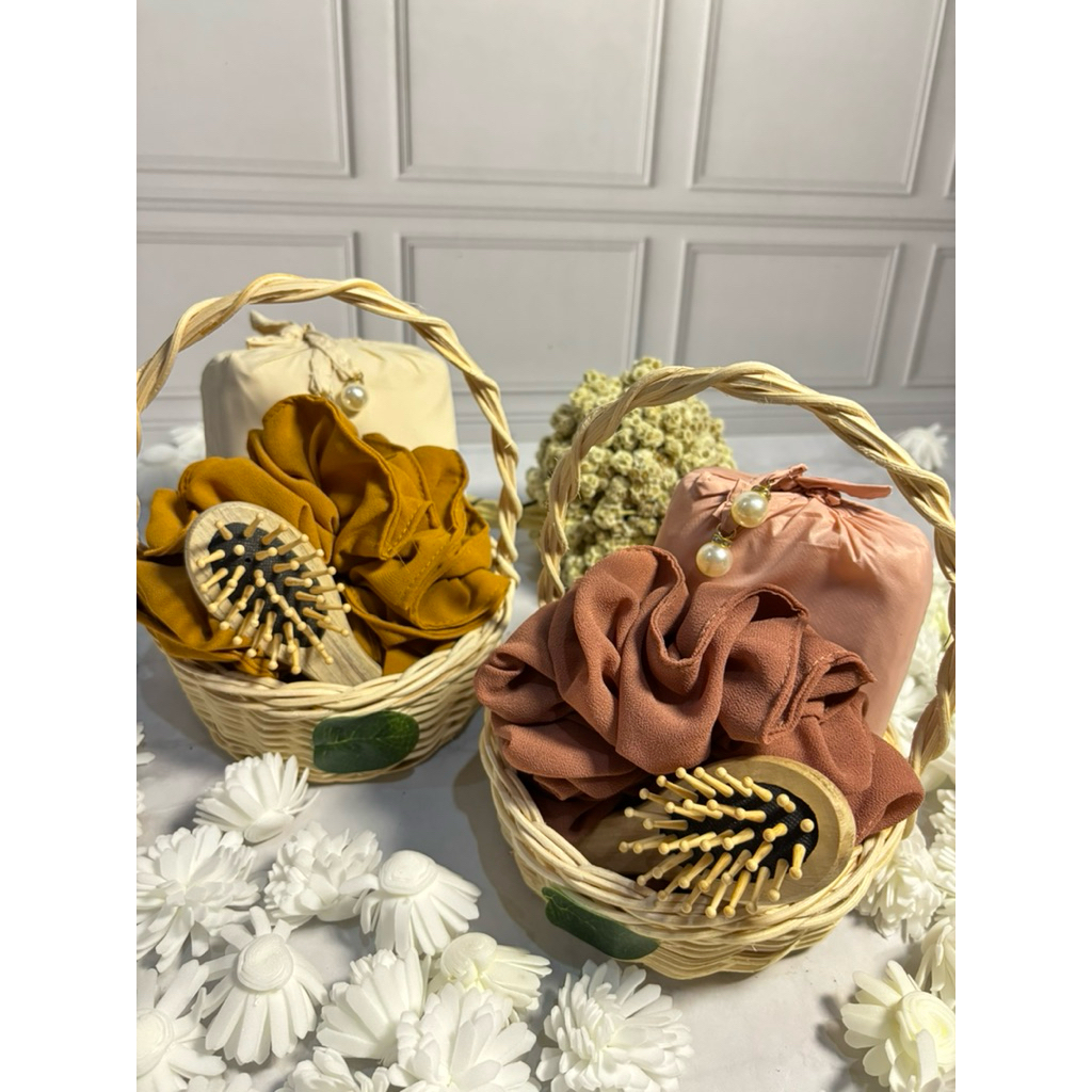 TERBARU Shopia HAMPERS LEBARAN / HAMPERS MUKENA KEMAS KERANJANG TILE