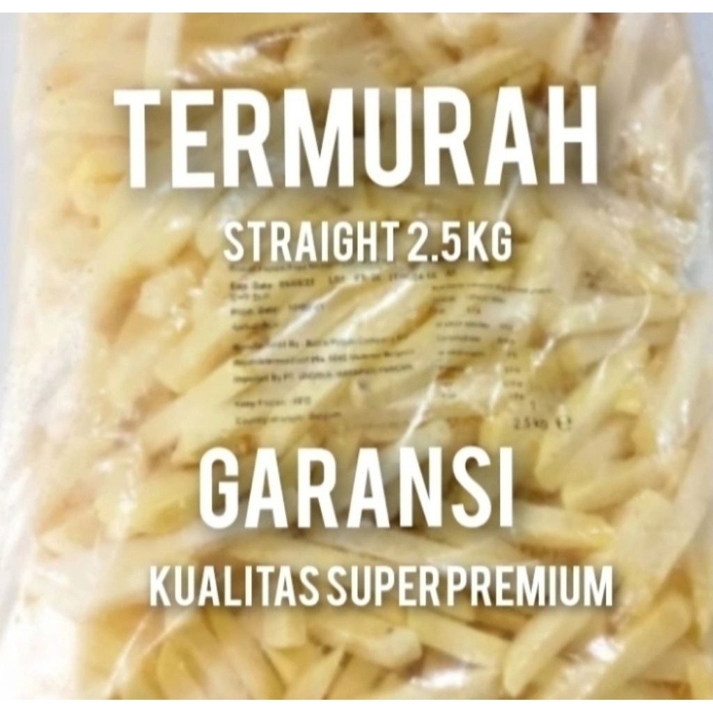 

KENTANG GORENG STRAIGHT 2.5kg.KENTANG GORENG