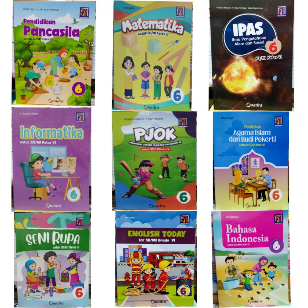 Original Seni Tari Pendidikan Agama Islam Bahasa Indonesia English Today Matematika IPAS Seni Rupa P