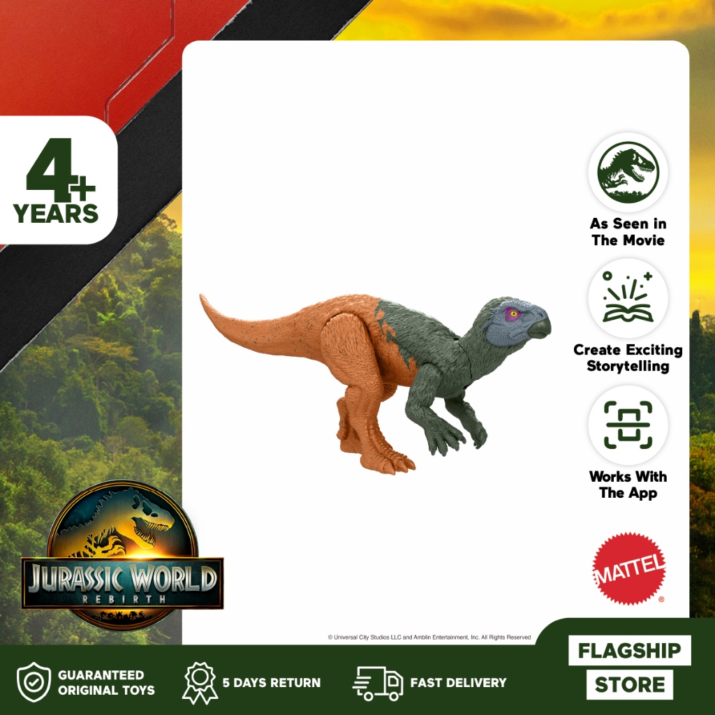 Jurassic World Rebirth Frenzy Pack Lani - Mainan Action Figure