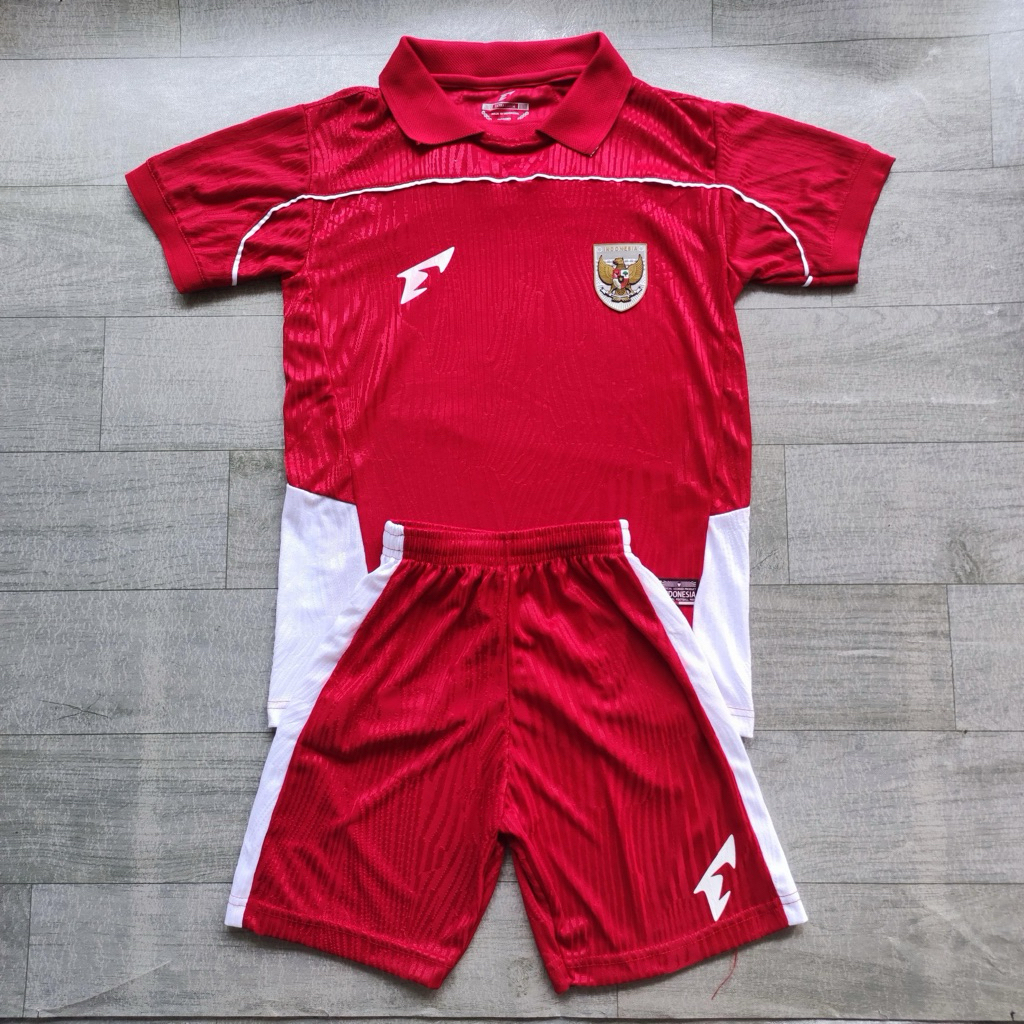 Setelan jersey timnas indonesia home 2025 GO anak 6-12 tahun premium
