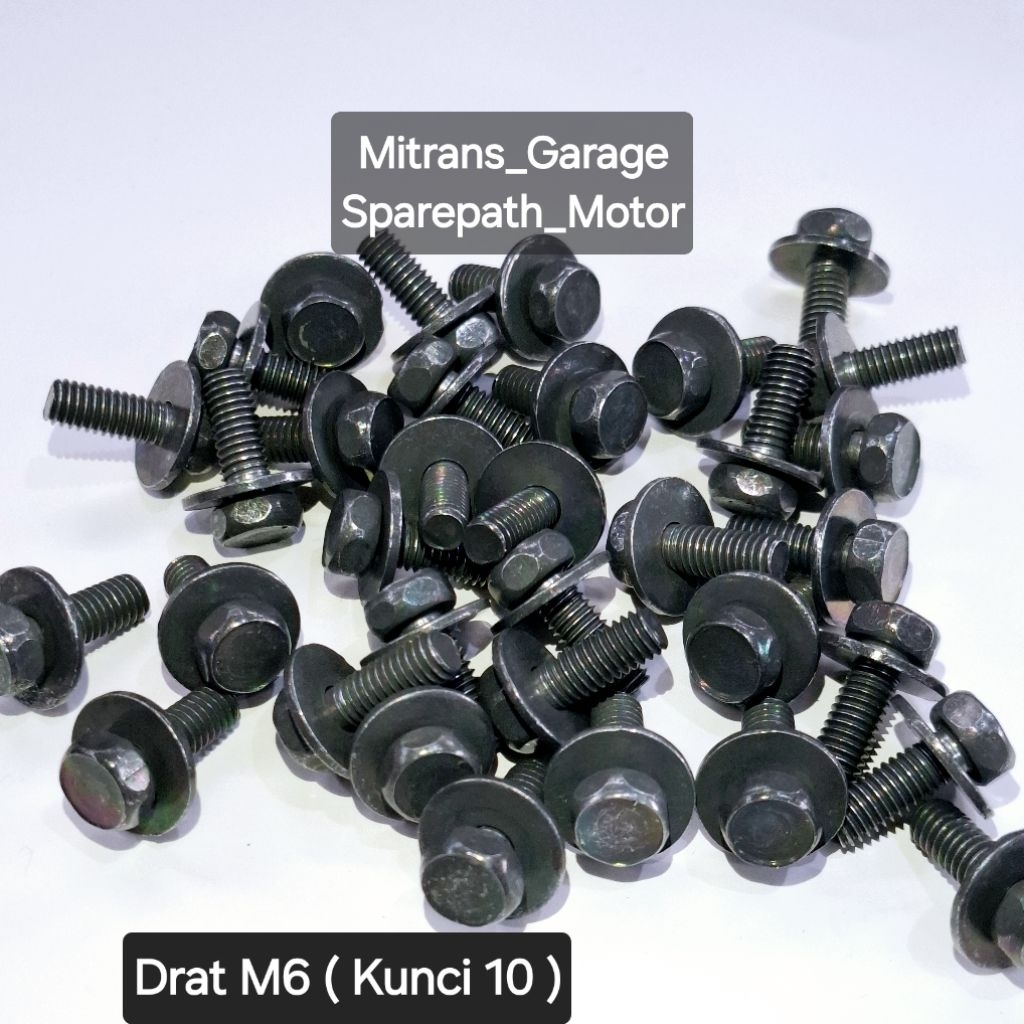 100 Pcs Baut Dek YAMAHA Mio / Beat / Vario Baut Dek Body