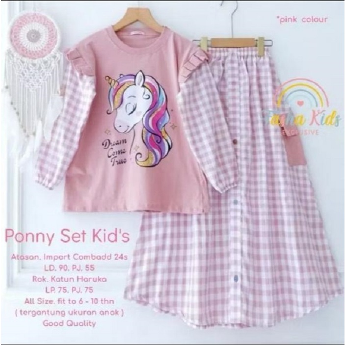 Stilan Dres Ngaji Terbaru 2026 Secelan Anak Lebaran Fitri Setelan Muslim Anak Usia 7-14 Thn Baju Kur